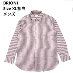 2026年最新】Brioni 柄：ストライプ メンズ 長袖ドレスシャツ