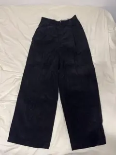 POU DOU DOU コーデュロイタックワイドパンツ