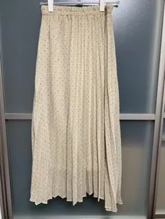 earth music&ecologyドット柄 プリーツスカート F