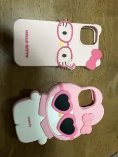 ハローキティ・ニャーニャー iPhoneケース 2点セット