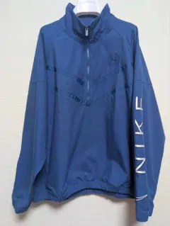 美品　NIKE　ジャケット　ハーフジップ　青色　XL