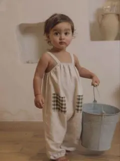 organic zoo サロペット　3-4Y