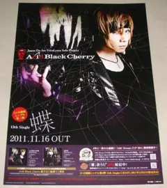 Acid Black Cherry 蝶 告知ポスター