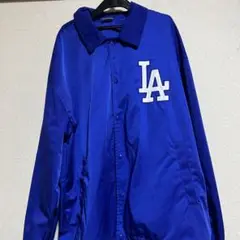 新品未使用ドジャースLA刺繍ロゴ ブルゾン　ウインドブレーカーＬサイズ 楽天市場】ドジャース ジャケット（スポーツ・アウトドア）の通販