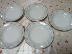 【昭和レトロ】Noritake　カレー皿　５枚セット　中古品