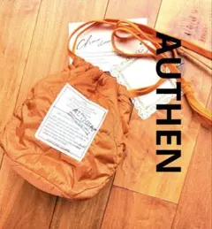 AUTHEN オーセン　巾着バッグ　ショルダーバッグ　ミリタリーのサムネイル