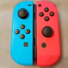 【美品純正完動品】任天堂 Joy-Con コントローラー 青赤⑩