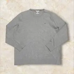 Y*a様 00s トミーヒルフィガー 高級綿 薄手セーター US古着 ニット プ