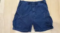GU ダークブルー 3XL カーゴパンツ　ハーフパンツ