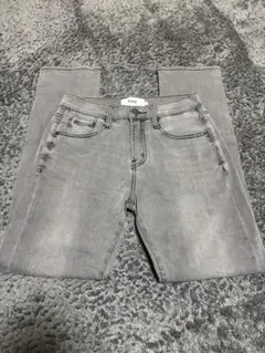 【美品】AZUL ハイウエストスキニーパンツ グレー