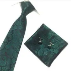 メンズネクタイ ポケットチーフ カフスボタン　セット 結婚式　発表会　イベント