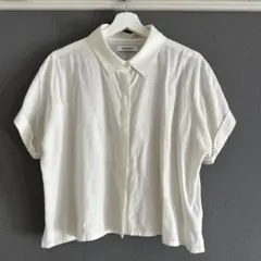 SonnyLabel リネン混クロップドドルマンシャツ