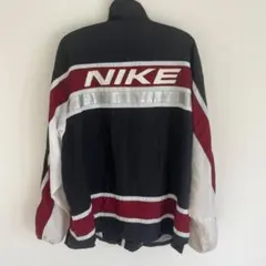 【希少・極美品】NIKEナイロンジャケット バッグロゴ ゴツナイキ ブラック 希少・極美品】NIKEナイロンジャケット バッグロゴ ゴツナイキ