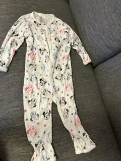H&M ディズニー ミッキー ミニー ロンパース 80 2点セット