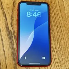 美品 SIMフリー iPhone XR 128GB RED バッテリー83%