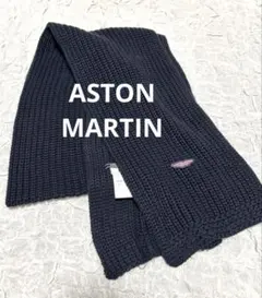 ASTON MARTIN アストンマーチン　コットンマフラー　ネイビーのサムネイル