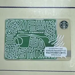 【ハミングバード】スターバックス　カード　残高0円　pin未削り　プラスチック製