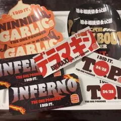 バーガーキング ステッカー 9枚セット THE ONE POUNDER