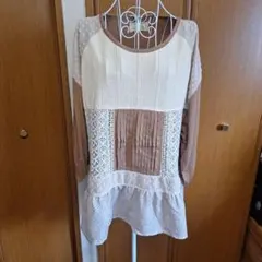 ドラッグストアーズ　サイズF fu-ai　五分袖チュニック