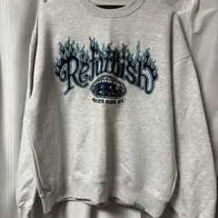 Refinish グレー スウェット トレーナー