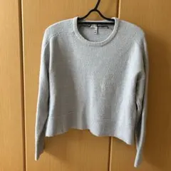 earth music&ecology ライトグレー ニット セーター