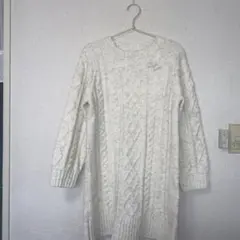 メゾピアノジュニア　ニットワンピース　M 150