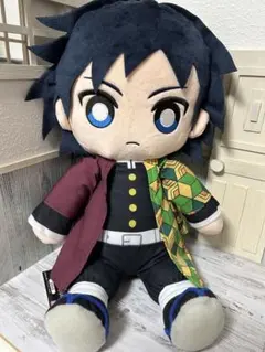 鬼滅の刃 くったりぬいぐるみ　冨岡義勇 新品 希少 鬼滅の刃 くったりぬいぐるみ 冨岡義勇 45cm - メルカリ