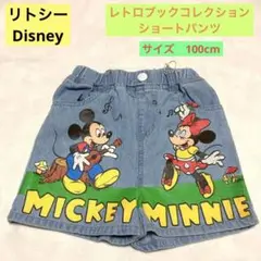 【新品】リトシーディズニー　レトロブックコレクション ショートパンツ 100cm