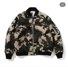 A BATHING APE BAPE MA-1 フライトジャケット 迷彩のサムネイル