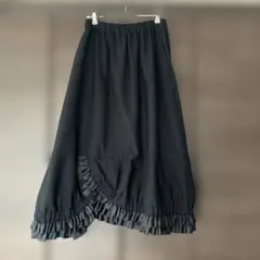noir kei ninomiya フリル フレアスカート ブラック XS