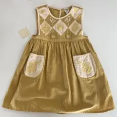 Apolina Bibi Panelled Pinafore Honey | Mercari