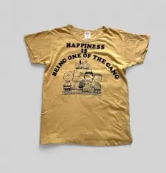 デニム&ダンガリー　大人用　スヌーピー　ビンテージ　ワッペンフェルト　Tシャツ