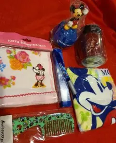 ディズニーキャラクター　ミッキーマウス貯金箱　他5点セット