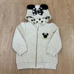 新品 ディズニー ミニーフード付きパーカー H&M