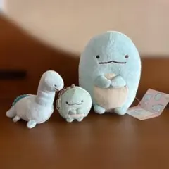 すみっこぐらし とかげの親子　ぬいぐるみ3点セット