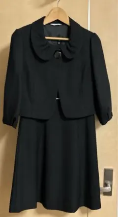 ❣️美品❣️ブラック ワンピーススーツ ジャケット付き