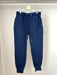 スウェットパンツ ブルー　gu