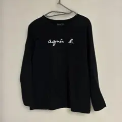 agnès b. ブラック 長袖Tシャツ サイズ1