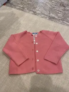 jacadi ピンク カーディガン 12M