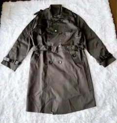 トレンチコート 黒 アウター ベルト XL ブラックのサムネイル