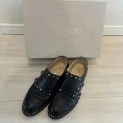 Jimmy Choo ブラックレザーシューズ