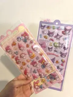 サンリオシール2枚セット(ちいかわシールおまけつき)新品未使用品