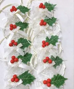 No.1078 トリミングチョーカー　10本 クリスマス