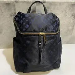 【希少】新品タグ付✨RUSSET ラシット ネイビー リュック ナイロン×牛革 russet ラシット リュック ネイビー 保存袋付き