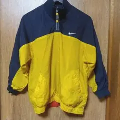 Nike ネイビーイエロー ハーフジップジャケット