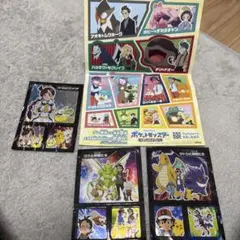 ポケモンキャラクター ステッカー 4枚セット