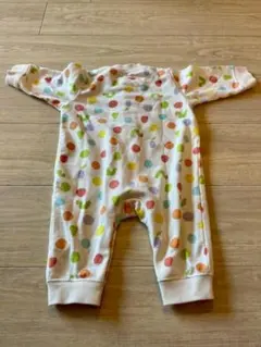 はらぺこあおむし風 カラフルドット ロンパース ベビー