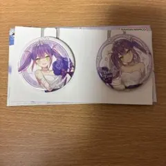 一番くじ ホロライブ　缶バッジセット　常闇トワ 　通常ver