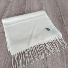 U.S. POLO ASSN. アイボリー マフラー