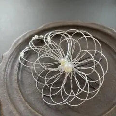 水引 髪飾り シルバー 和装 成人式 卒業式 結婚式 振袖 袴